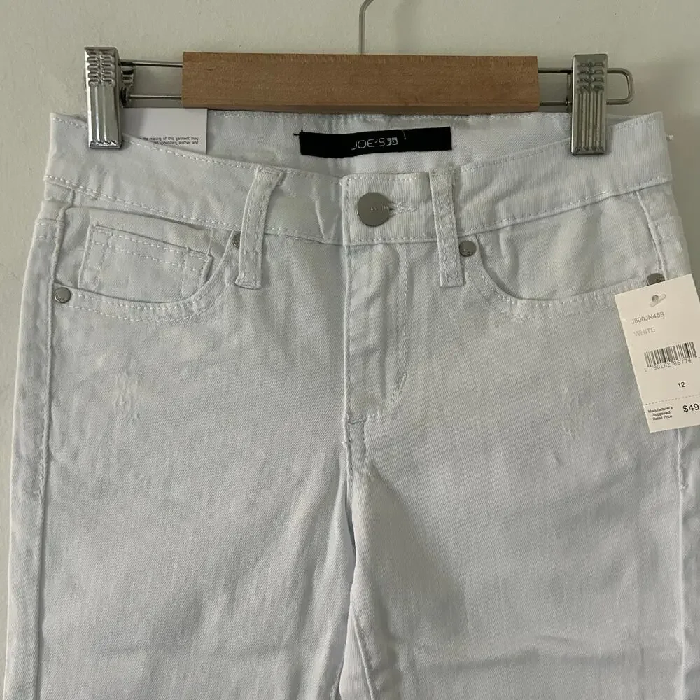 5/$25 Joe's Jeans Girl's The Markie Mid-Rise Skinny Ankle Distressed Jeans 12 - Picture 2 of 11
